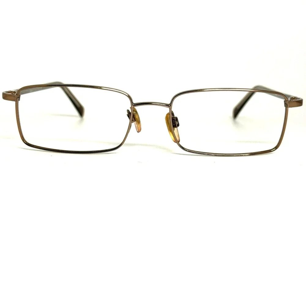 Donna Karan Eyeglasses Frame Brown Rectangle DAP2121AA 135 RC004 Made in Italy‎